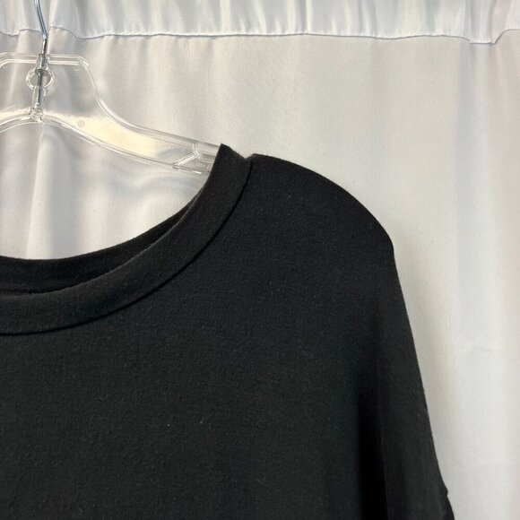 Half Moon by Modern Movement Womens Black Long Sleeve Cut Out Back Shirt Large - Picture 3 of 9